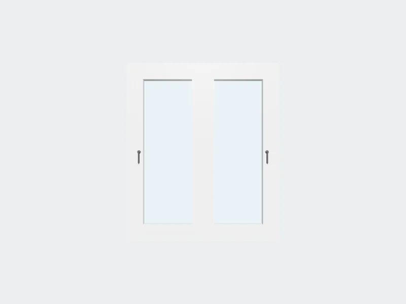 Fenêtre PVC Performance — Vue 3D