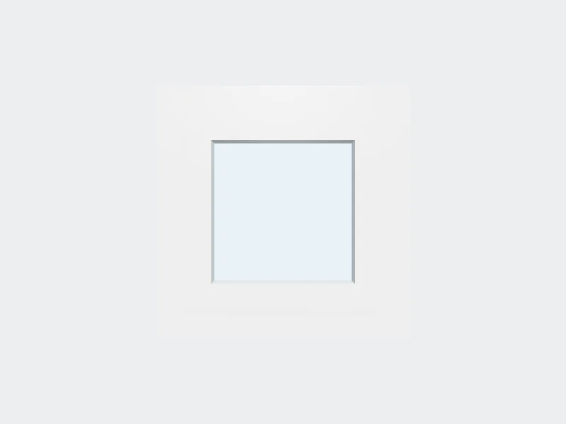 PVC Porthole Window — 3D view